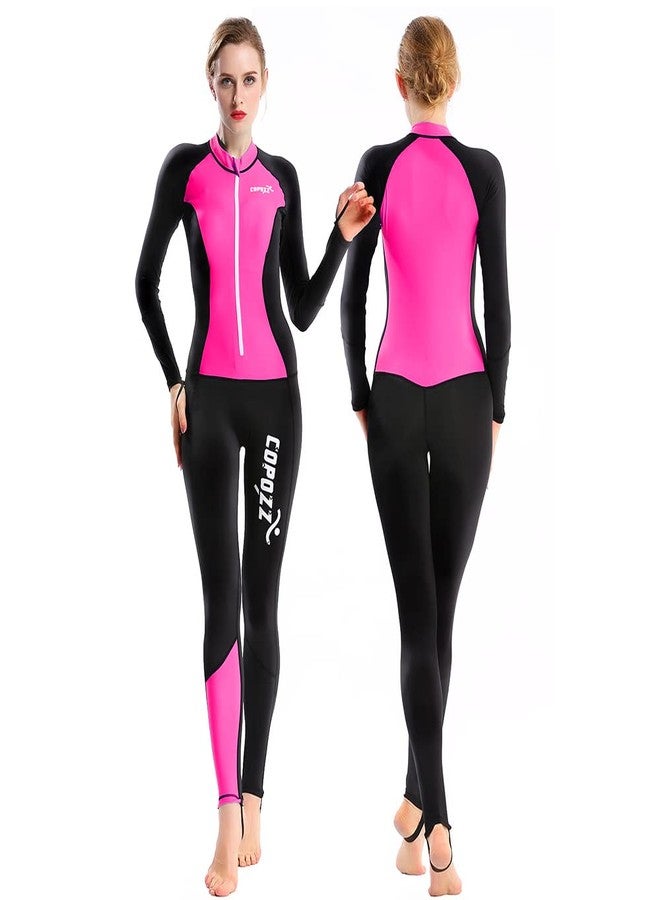 COPOZZ Womens Wetsuit Full Body Swimsuit for Women – Front Zip Wet Suit for Snorkeling, Surfing, Scuba Gear, Paddleboarding, Water Sports - Image 1
